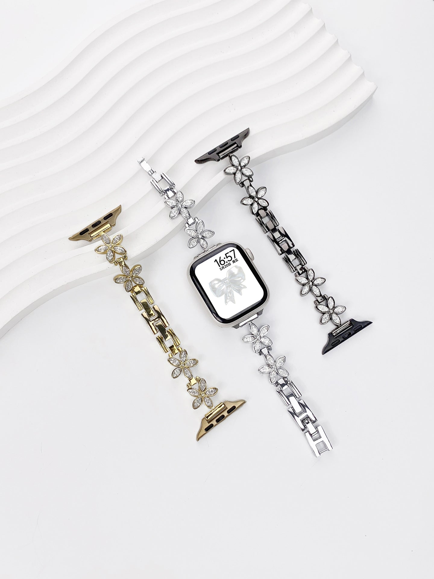 Petale Metal Floral Watch Band