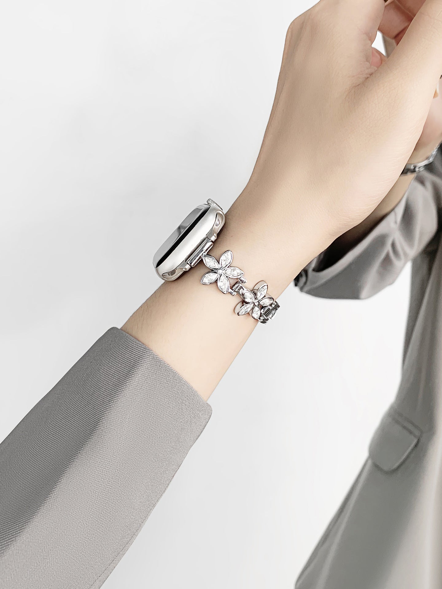 Petale Metal Floral Watch Band