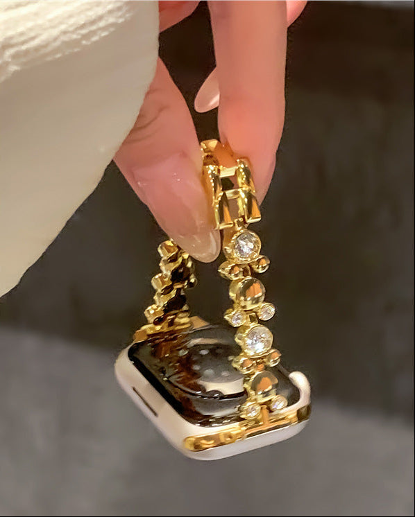 Milo Crystal Link Watch Band with Case