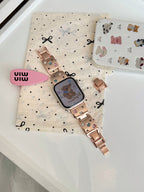 Astra Arc Crystal Link Watch Band