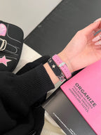 Loopia Chain Leather Double-Loop Watch Band