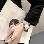 Crystal Clover Link Watch Band