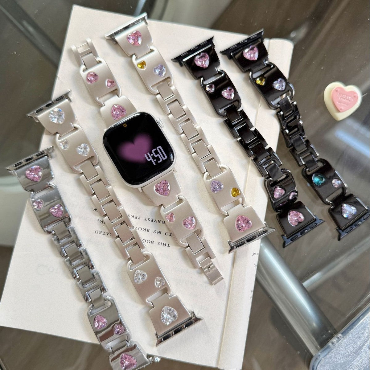 Amora Crystal Link Watch Band