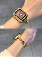 Milo Crystal Link Watch Band with Case