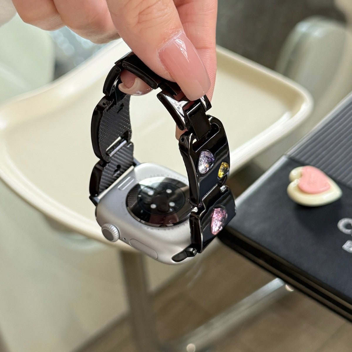 Amora Crystal Link Watch Band