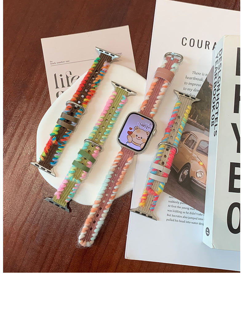 Strata Woven Fiber Watch Band