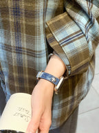 Sigil Denim Leather Watch Band