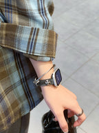 Sigil Denim Leather Watch Band