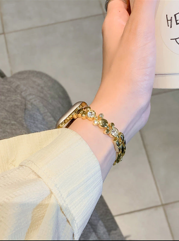 Milo Crystal Link Watch Band with Case