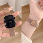 Linne Magnetic Woven Nylon Watch Band Milk Tea