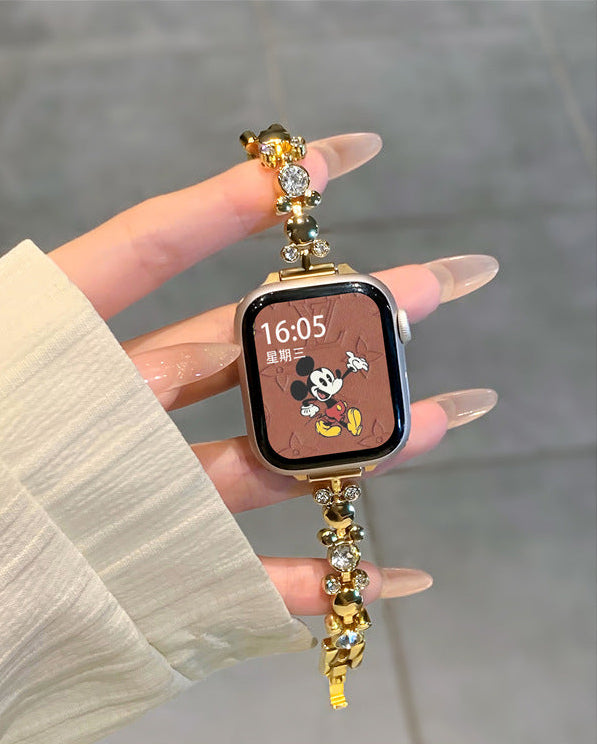 Milo Crystal Link Watch Band with Case