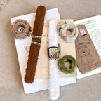 Teddy Fleece Loop Watch Band