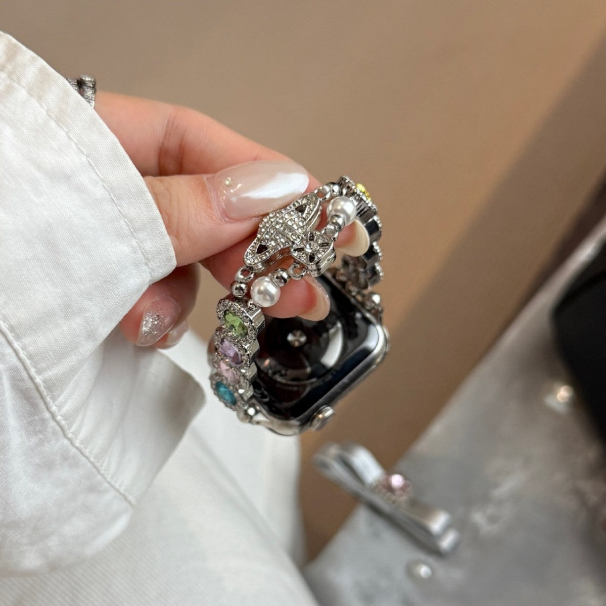 Orbitis Crystal Elastic Watch Band