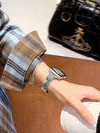 Sigil Denim Leather Watch Band