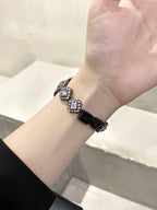 Crystal Clover Link Watch Band