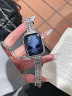 Aureline Triple Zircon Link Watch Band