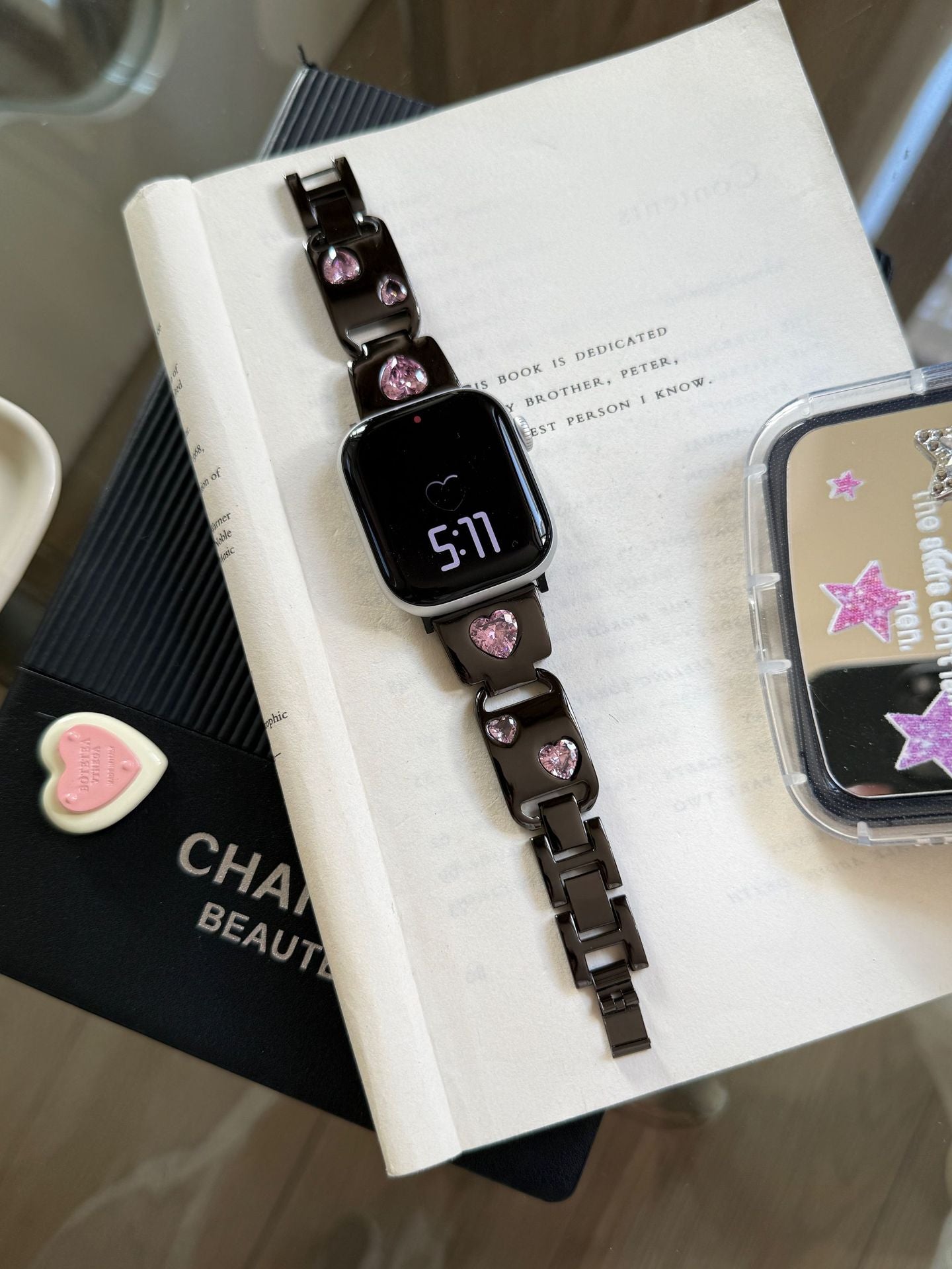 Amora Crystal Link Watch Band