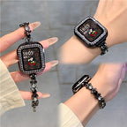 Milo Crystal Link Watch Band with Case Black · Band + Crystal Case