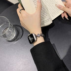 Crystal Clover Link Watch Band