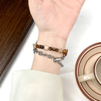 Luanite Crystal Bead Watch Band