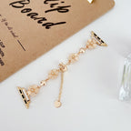 Petaline Heart Charm Link Watch Band