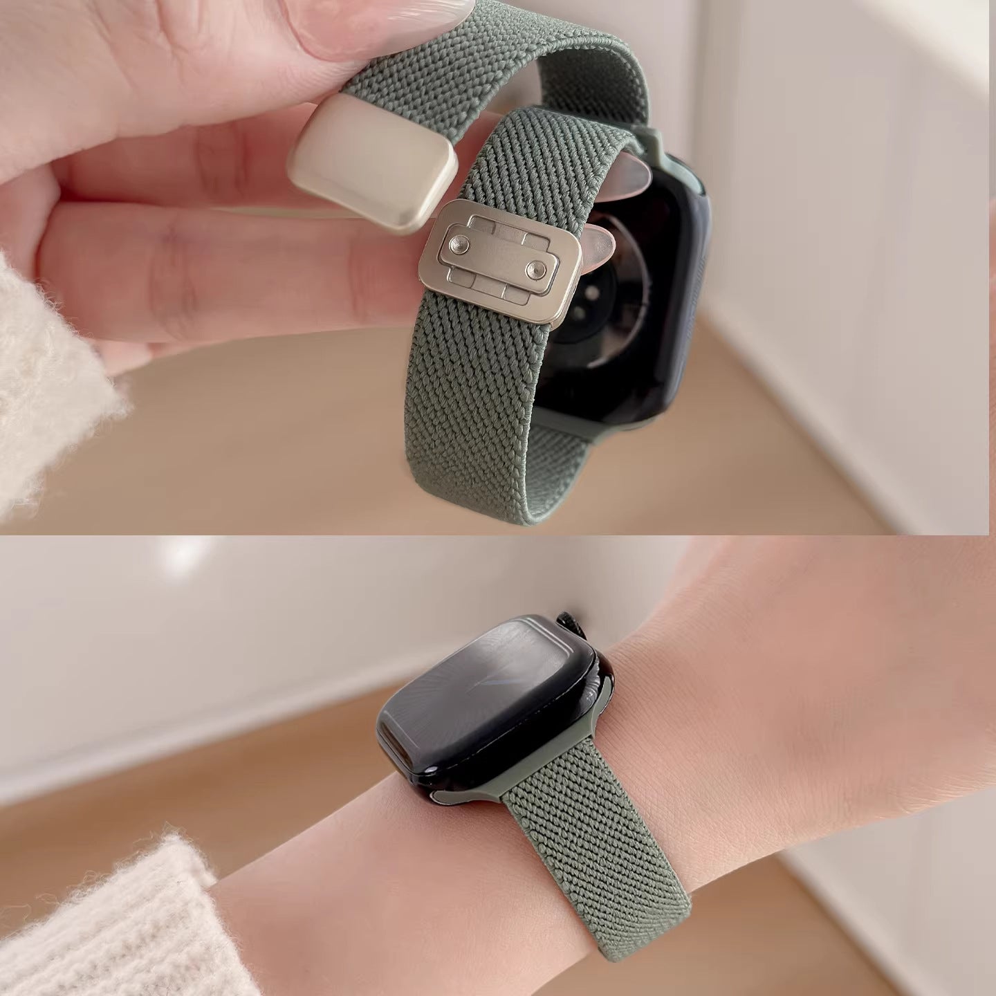 Linne Magnetic Woven Nylon Watch Band