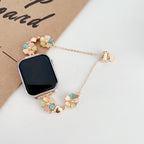 Petaline Heart Charm Link Watch Band