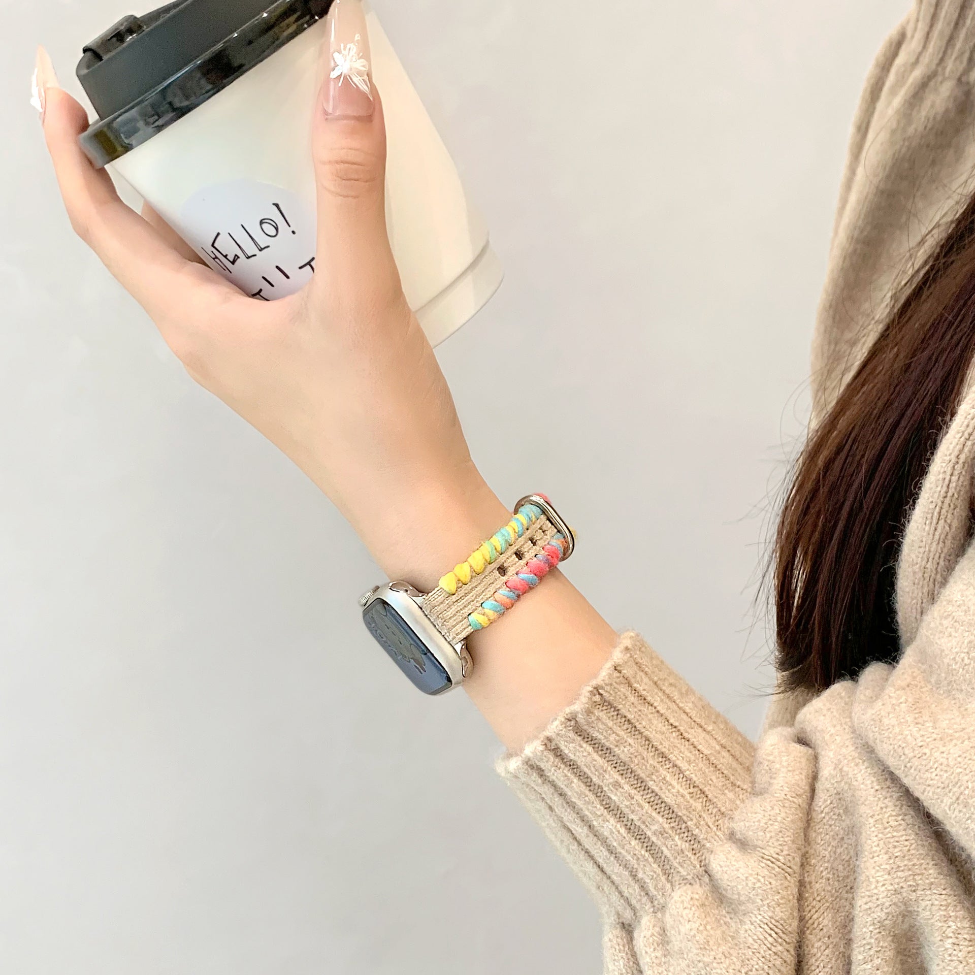 Strata Woven Fiber Watch Band