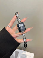 Celesse Clover Link Stainless Steel Watch Band