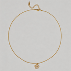 Pawra Crystal Paw Pendant Bead Necklace